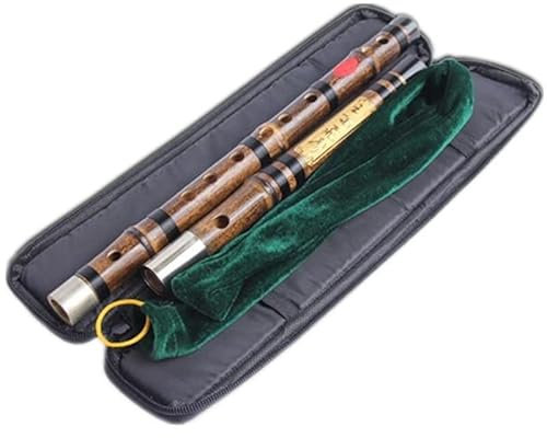 Professionelle chinesische Bambusflöte zweiteiliges Konzert Dizi C/D/E/F/G Schlüssel Holzblasinstrumente mit Tasche(E KEY)