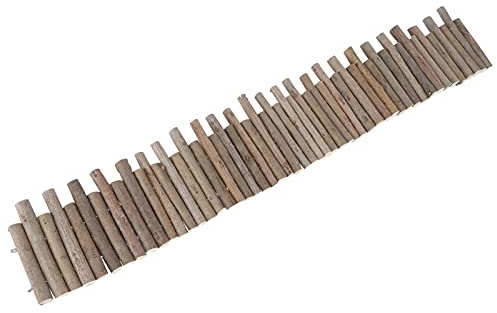 Tbest Zwerghamster Zubehör, Hamster Holzzaun, Holzbrücke Ratte Leiter Brücke Rattenleiter Brücke Spielzeug Holzleiter Natürliches Veeck Für Tiere