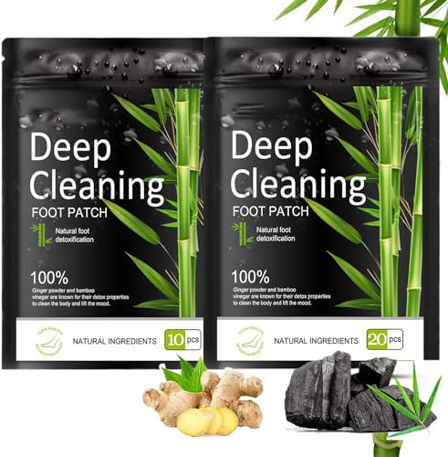 Detox Foot Patches 30 Pcs Detox Foot Pads to Remove Toxins 100% Natural,Deep Cleansing for Stress Relief,Sleep Aid, Enhance Blood Circulation