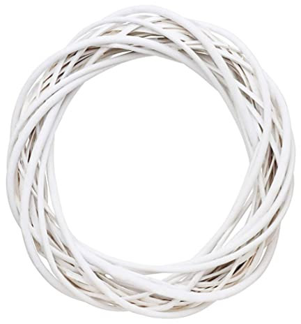 Türkranz, Weidenkranz Dekor Weihnachtsfest Rattan Ring Ring Florale Reifen natürliche 20 cm Ornamente Handwerk Accessoires