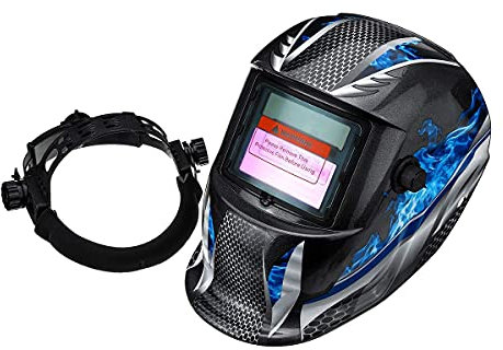 Careta Soldar Automatica,Mascara Soldar Automatica Solar auto oscureciendo rango ajustable Sensor de arco Soldadura eléctrica Máscara de soldadura del casco Lente de soldadura para la máquina de solda