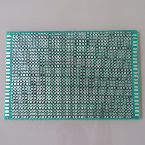 2Stk 12x18cm Pitch 2.0mm 2mm Lochabstand zweiseitig doubble Side Fibreglass Lochraster Punktraster raster FR4 Prototype Paper PCB Platine Leiterplatte Experiment Matrix Circuit Board