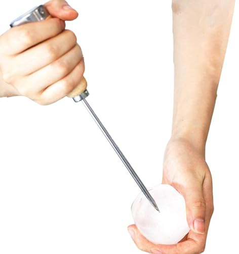 Eismeißel Für Gefrierschrank - Eispickel Zum Brechen Von, Einzelgabel-Eispickel Aus Edelstaahl | Integriertes Form-Eisbrechwerkzeug Für Große Eiswürfel Und Kleine Eistrümmer Gefrierschränke