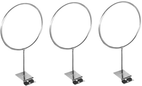 EXAOMBLE 3pcs Basketball Mounted Storage Holders Space-saving Display for Basketball Football and More Easy Installation for Home Shop Exhibition Use