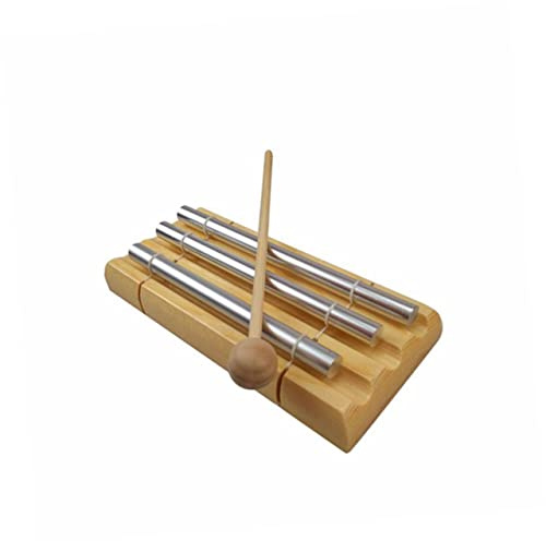 Garneck Junge Mädchen Trio Chime Xylophon Holz Musikinstrument Für Kleinkinder Metallröhren Percussion Spielzeug Zur Musikalischen Für Klassenraum