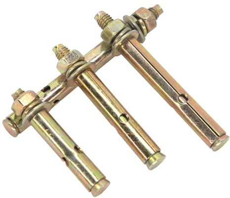 Tornillo de expansión M6 Perno de expansión Manga de anclaje Ancla de concreto Perno de expansión interna tira de desaceleración del cono de extensión(10pcs,M6x70mm)