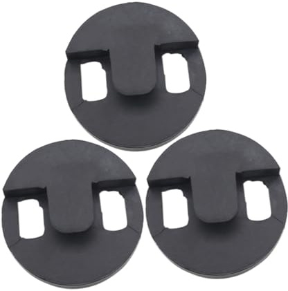 3 Stück Packung Schwarzer Runder Cellodämpfer aus Gummi für Cello | Geräuschreduzierung für Ruhige Proben, Einfache Montage, Geeignet für Wohnungen und Nächtliche Sessions
