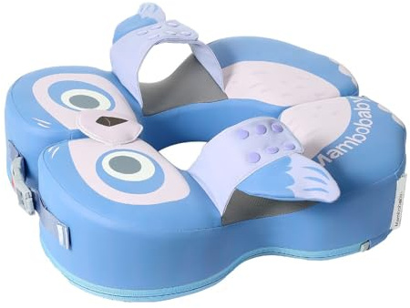 Aumotop Mambobaby Galleggiante da Nuoto per Bambini Non Gonfiabile Impermeabile per 3-72 Mesi Neonati Maschi Ragazze Salvagente Piscina Neonati, Galleggiante Nuoto più Sicuro Estivo Gioioso con (Blu)