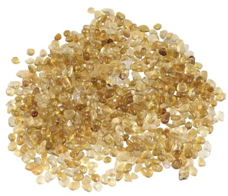 Alipis Gravier de Verre Décoratif Ambre 500g pour Aquarium