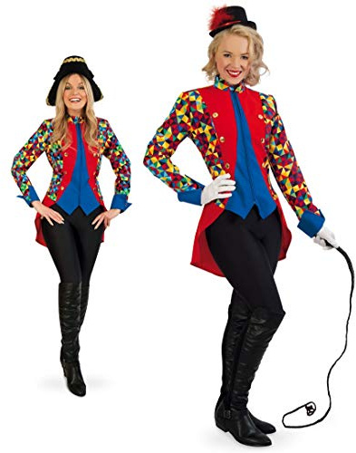 KarnevalsTeufel.de Jacke Zirkusdirektorin Dompteurin bunt Gardeuniform (38)