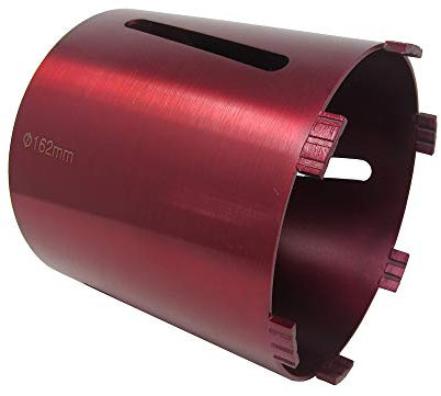 162mm 6.5 Dry Diamond Drilling Core Drill Bit Turbo Segments for Brick & Masonry