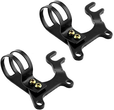 YUIP Fahrrad Scheibenbremse Halter - 2 pcs Mountainbike Scheibenbremse Adapter Fahrradbremsadapter Halterung MTB Fahrradhalter Verstellbare Fahrrad Scheibenbremse Halter Fahrradzubehör 20mm Schwarz