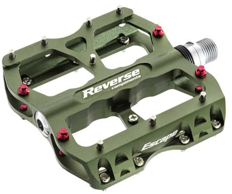 Reverse Pedal Escape Flat Fahrrad Pedal Oliv grün