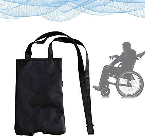 Wasserdichte Katheter-tasche, Urinbeutelhalter, Drainagebeutel-Fixiervorrichtung mit Einstellbarer, Waschbarer und Wiederverwendbarer, Hoher Kapazität(1000 ML, 1500 ML, 2000 ML) ,Schwarz,M （1500ML）