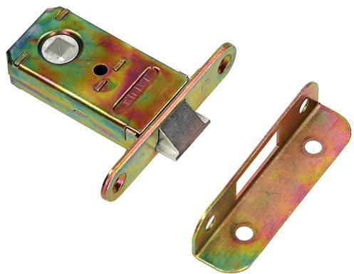 KOTARBAU® Serratura a Scrocco 50 mm da Infilare Senza Chiave Serratura a Scrocco per Porta Destra Sinistra Interna della Camera Set