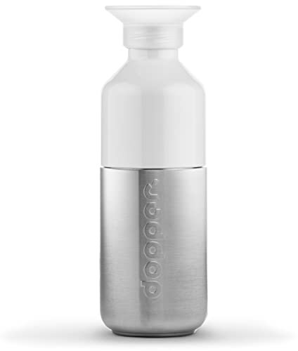 Dopper Steel Trinkflasche 350ml - Edelstahl Trinkflasche - BPA freie Wasserflasche, 18/8 Edelstahl, Auslaufsicher - Sportflasche für Sport, Outdoor & Büro