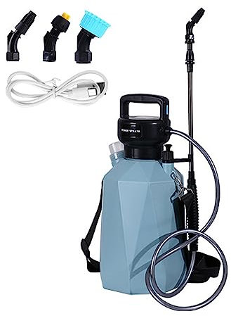Rociador eléctrico de mano con hombros USB, herramientas agrícolas, regadera atomizadora, botella de riego, pulverizador de agua, multifuncional para plantas de jardín, herramienta de limpieza de