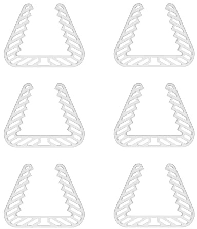 homeXpert Fensterklammer | 6er-Set Transparent | Fensterstopper, Klemmschutz, Fensteraufhalter, Fensterkeil gegen zufallende Fenster und Türen - Fensteroffenhalter zum Lüften, zuverlässig und sicher