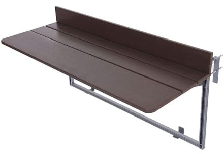 Höhenverstellbarer Klapptisch für den Außenbereich, Balkonhängetisch für Terrasse, 80 cm Länge