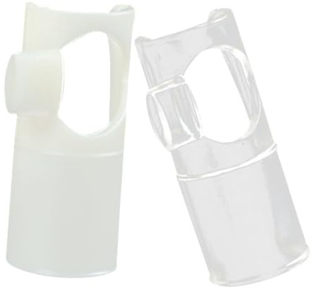 BESPORTBLE 2pcs Nylon Flute Blow Aid Mouthpieces Replacement for Beginners Suitable for E/f Tones Easy to Install and Sturdy Flute Accessory for Educators and Students