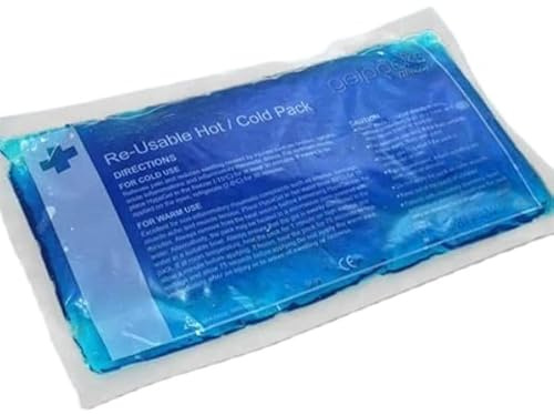 Bolsa de Gel Frío y Calor Reutilizable (18 x12 cm) – Terapia Dual para Dolor Muscular, Inflamación y Lesiones – Compresa Flexible – Para Microondas y Congelador