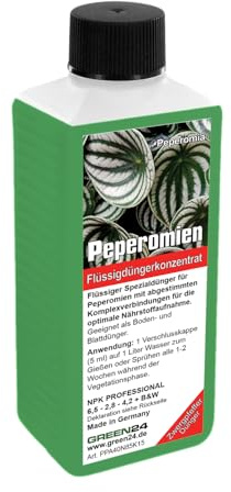 GREEN24 Peperomia Dünger – 250ml Spezialdünger für Peperomien | Fördert kräftiges Wachstum & intensive Blattfarben | Ideal für alle Peperomia-Arten