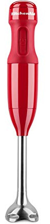 KitchenAid KHB1231QHSD 100 Year Limited Edition Queen of Hearts Corded Hand Blender, 3 Speed, Passion Red