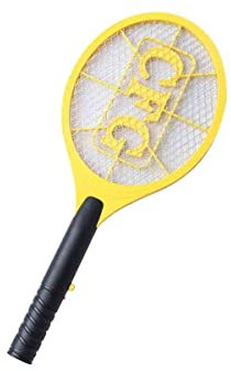 CFG Racchetta elettrica ammazza fulmina zanzare/Mosche Insetti Volanti ZANZA Vole XL, Doppia griglia di Protezione