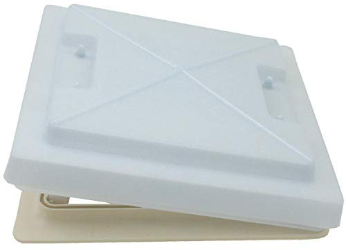 MPK Dachluke Dachfenster Dachhaube 28 x 28 cm Wohnwagen Wohnmobil Caravan für Dachstärken von 46-72 mm