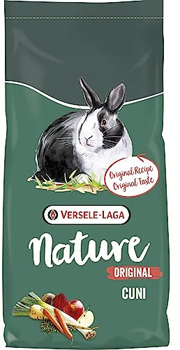 VERSELE-LAGA - Nature Original Cuni - Mezcla Completa, variada y enriquecida para Conejos Adultos (Enanos) - 9kg