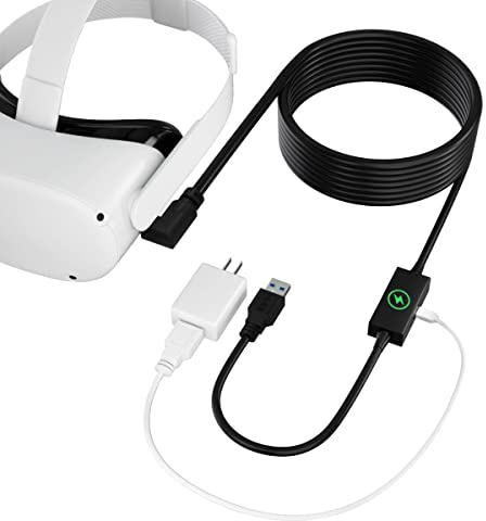 VR Link Cable 16FT Compatible with Meta/Oculus Quest 3, Quest 2, Pro and Rift S, USB 3.0 Type C to C High Speed Data Transfer Charging Cord