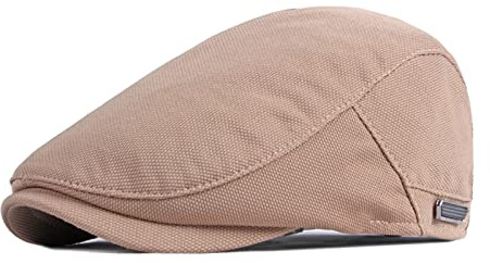 EKMTBJXY Boinas Hombre Gorras de Planas Verano Transpirable Gorras Irlandesa Ajustable Newsboy Casquillo Plano Sombreros Cabbie Gatsby Cap