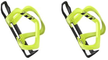 2 set Portaborraccia per Bicicletta MTB Mountain Road Bike Porta Bottiglia d'Acqua Giallo, 8 x 14,8 x 7 cm