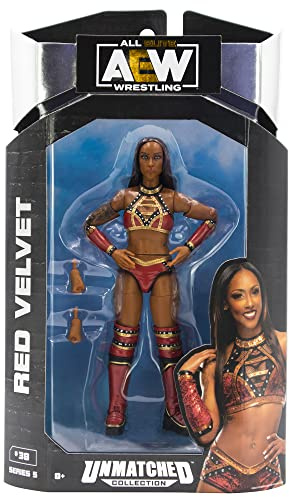 Ringside Red Velvet - AEW Unmatched Series 5 Toy Wrestling Action Figure