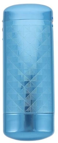 LIFKOME Aluminium-Brillenetui Hartschalen-Brillenbox Metall-Brillenetui Behälter Brillenetui Box Sonnenbrillen-Aufbewahrungsbox Schutz Für Zuhause Reisen Outdoor Blau