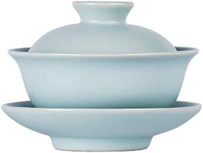 China-Teetassen, Schalen, Ru Kiln Covered Bowl, Teetasse, Keramik-Sancai-Schüssel, kann verwendet werden, um Tee zuzubereiten, Teeschale, Kung-Fu-Teeset, Jing-Teeschale, kleine Teeschale, handgefertig