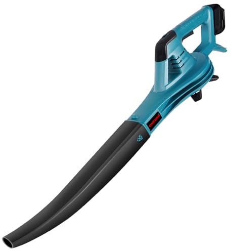 Leaf Blower Garden Cordless Powerful Cordless Leaf - for Makita 350W Max Power, with Max Speed of 346km/h, 6 Adjustable Speed Levels (Machine Only)