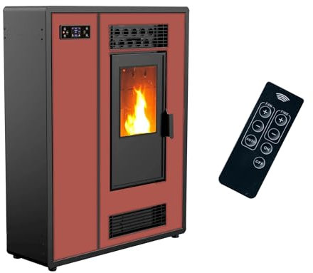 Sannover Air Slim Astral Pelletofen 12,2 kW Bordeaux