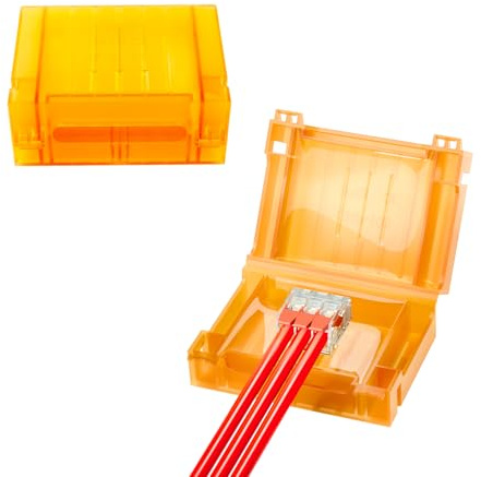 Boîtes de gel étanches avec PCT-413, boîte étanche remplie de gel pour connecteurs de fils à levier, compatible avec divers connecteurs compacts à épissure rapide, CNP-103, CE