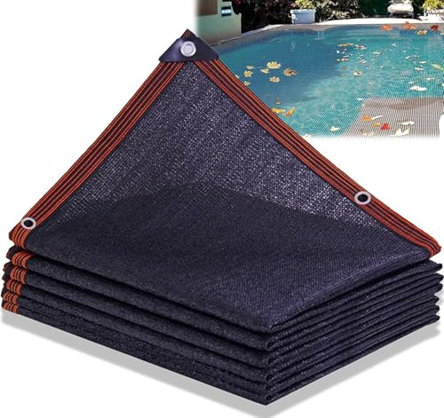 Red para Hojas para Piscina Malla Fina, Protección contra Hojas y Escombros, Resistente, Impermeable, Resistente a los Rayos UV(2x5m(6.5 * 16.4ft))