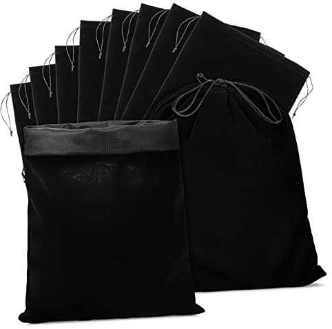 UTHCLO 10 Pièces Sacs De Fête à Cordon Pochettes De Rangement Pour Cadeaux Sacs Emballage Capacité Importante Pour Articles Variés Pochette Cadeau