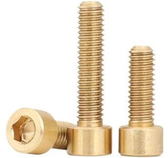 Socket Column Head, Pure Brass Hex Hexagon Socket Cap Head Screws(M6 (10Pcs) 45mm)