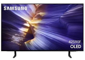 Samsung TV 42 Pulgadas OLED S90F 4K Smart TV con Vision AI, Motion Xcelerator 144Hz y Colores certificados por Pantone