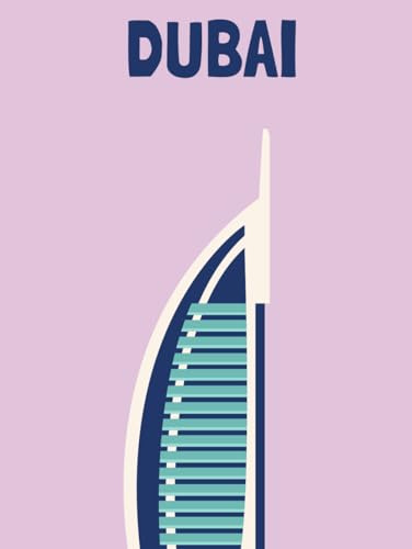 Travel Photo Album - Dubai: A Beautiful Scrapbook with Blank Pages for Your Travel Memories
