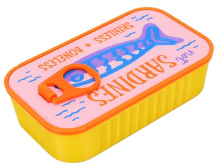 YUYTE Fiskburk Smyckeskrin 3D-printad Ringhållare för Resor | PLA-material, Havsinspirerad Design, Passar för Förvaring Av örhängen och små Hängen, Bärbar för Ryggsäck eller Resväska