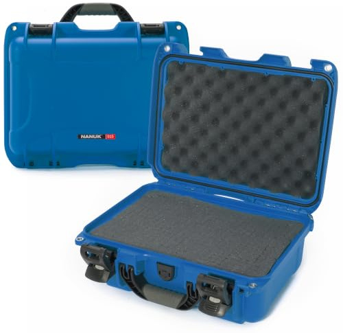 NANUK 915 Waterproof Hard Case with Foam Insert - Blue
