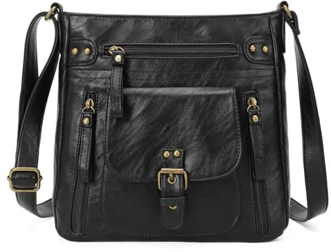 KL928 Tasche Damen Umhängetasche kleine Handtaschen Schultertasche Damentasche Damenhandtasche mittelgroß handtasche Lederhandtaschen Geldbörse PU Leder für frauen oder Mädchen