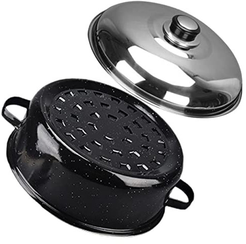 Zerodeko Kochtopf Bräter Zum Rösten Von Süßkartoffeln Multifunktions-topf Für Täglichen Gebrauch Mit Binauralem Griff Für Einfaches Bewegen Glattem Design Für Sicheres Kochen Verschleißfest