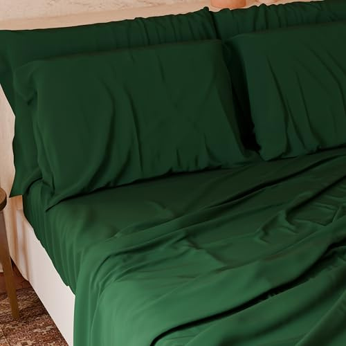 PETTI ARTIGIANI ITALIANI - Juego de sábanas de Plaza y Media Francesa de 4 Piezas, Suaves y Transpirables, Juego de Cama con sábana encimera, sábana Bajera con Esquinas elásticas y 2 Fundas de
