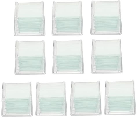 BUGUUYO 1000stücke Boxen Deckgläser Für Mikroskope Kantenlos Für Biologische Proben Hochwertige -cover Slips Für Laborgebrauch